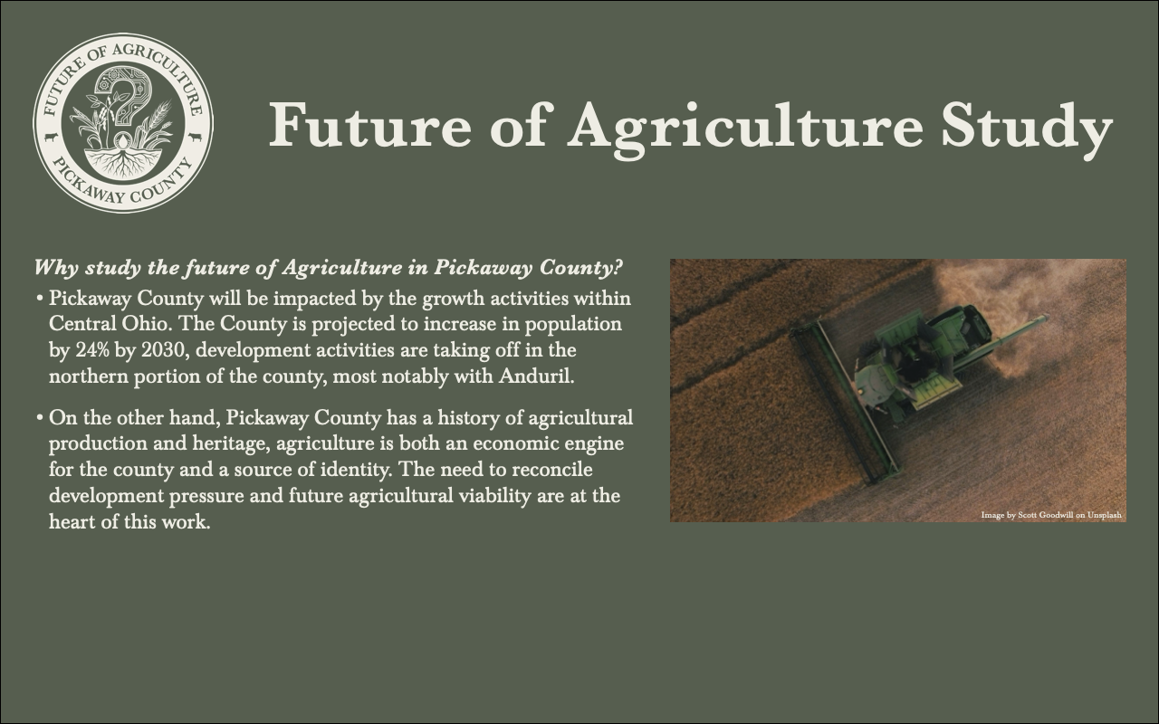 Future of Agriculture Study ad