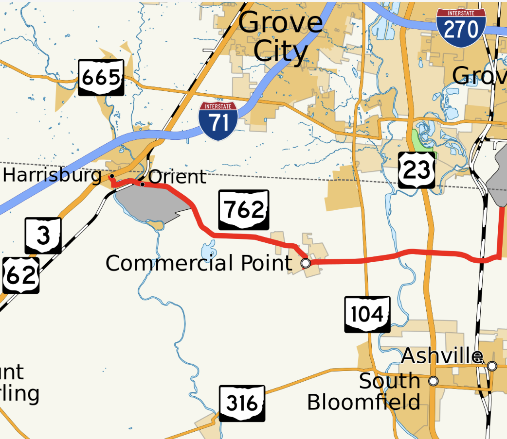 State Route 762 / Rickenbacker Parkway Roundabout