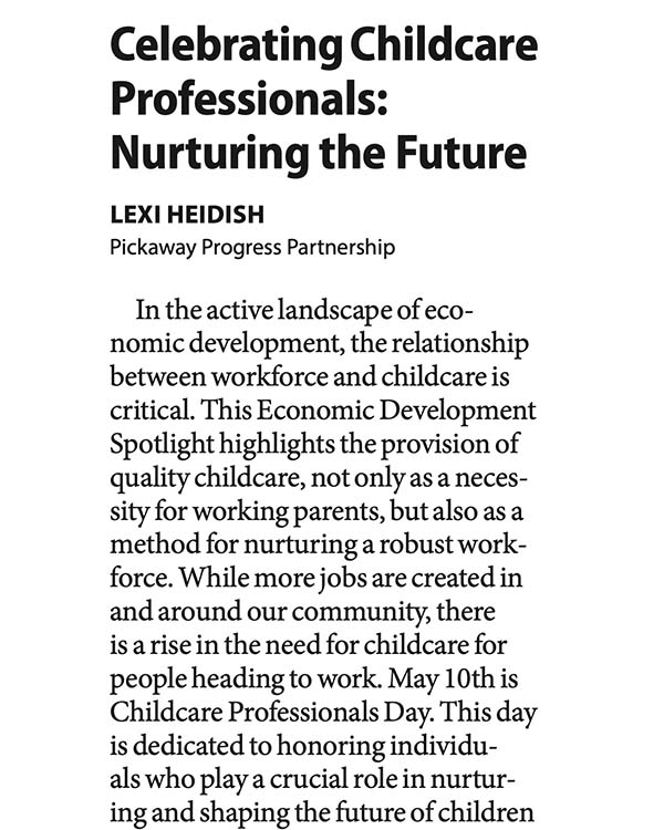 Celebrating Childcare Professionals: Nurturing the Future ad